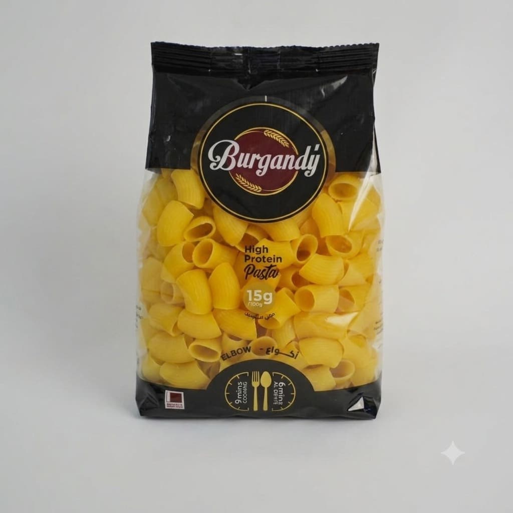 مكرونة أكواع — تشكيلة المكرونة القصيرة من Burgundy Foods